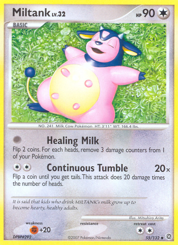 Miltank 55/132 Pokémon Secret Wonders (2007) English card — catalogue reference