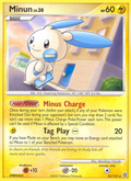Minun 32/132 Pokémon Secret Wonders (2007) English card — catalogue reference