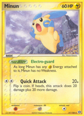 Minun 37/106 Pokémon EX Emerald (2005) English card — catalogue reference