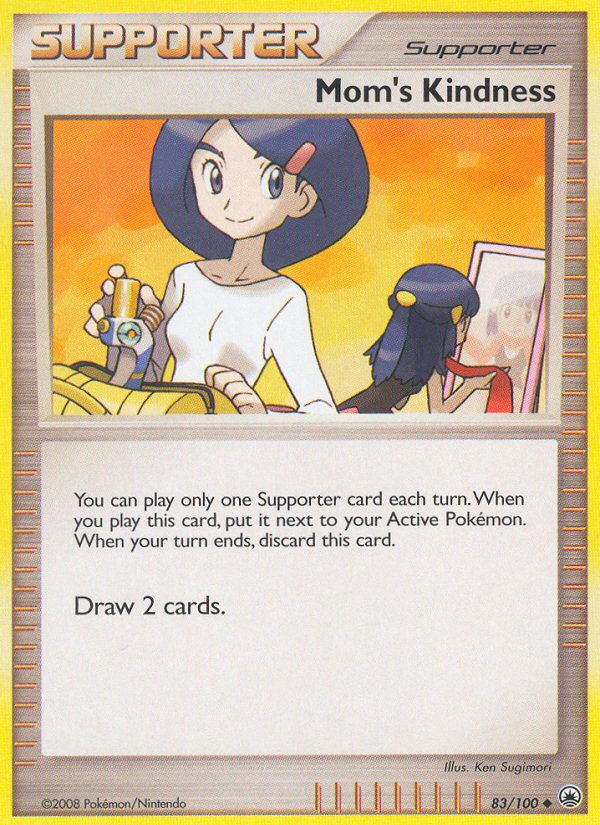 Mom's Kindness 83/100 Pokémon Majestic Dawn (2008) English card — catalogue reference