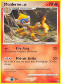 Monferno 41/100 Pokémon Majestic Dawn (2008) English card — catalogue reference
