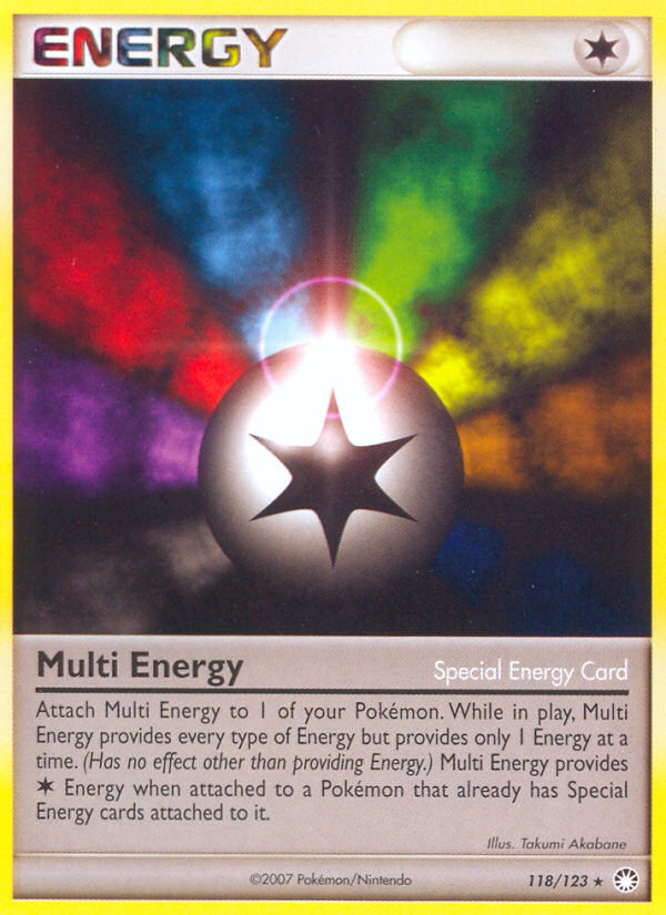 Multi Energy 118/123 Pokémon Mysterious Treasures (2007) English card — catalogue reference