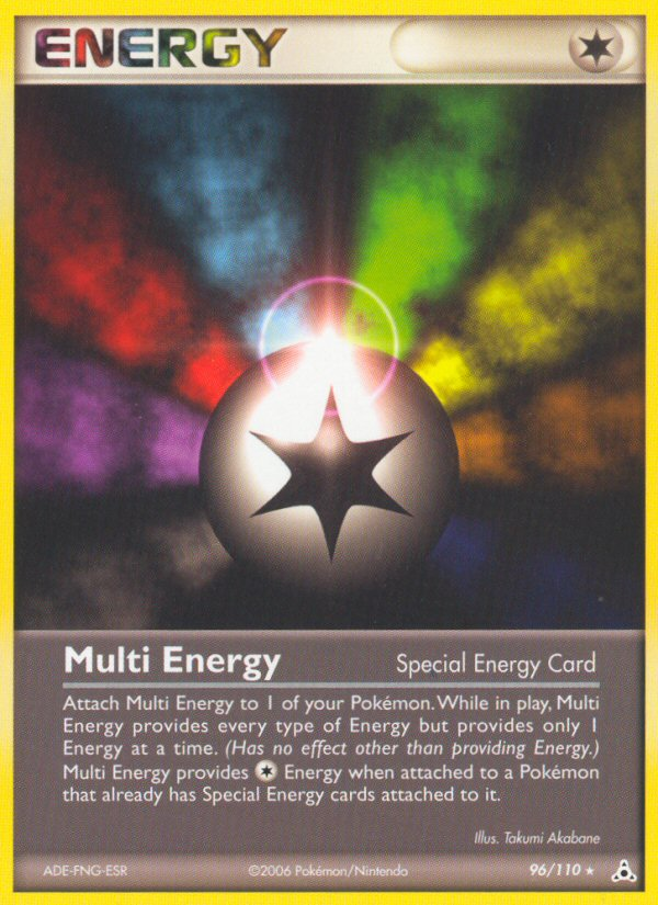Multi Energy 96/110 Pokémon EX Holon Phantoms (2006) English card — catalogue reference