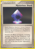 Mysterious Shard 81/100 Pokémon EX Crystal Guardians (2006) English card — catalogue reference