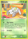 Nincada 67/107 Pokémon EX Deoxys (2005) English card — catalogue reference