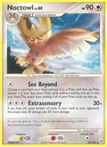 Noctowl 34/130 Pokémon Diamond & Pearl (2007) English card — catalogue reference