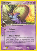 Omanyte δ 74/110 Pokémon EX Holon Phantoms (2006) English card — catalogue reference