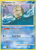 Omastar 26/100 Pokémon Majestic Dawn (2008) English card — catalogue reference