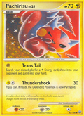 Pachirisu 43/100 Pokémon Majestic Dawn (2008) English card — catalogue reference