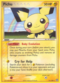 Pichu 21/108 Pokémon EX Power Keepers (2007) English card — catalogue reference