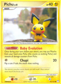 Pichu 93/123 Pokémon Mysterious Treasures (2007) English card — catalogue reference