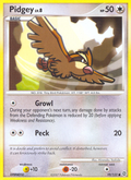 Pidgey 99/132 Pokémon Secret Wonders (2007) English card — catalogue reference