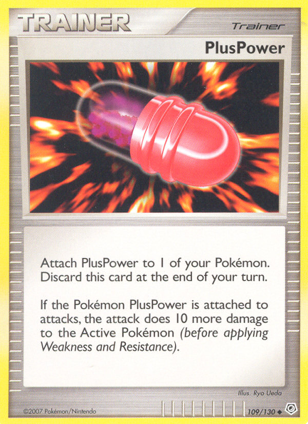 PlusPower 109/130 Pokémon Diamond & Pearl (2007) English card — catalogue reference