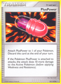 PlusPower 121/132 Pokémon Secret Wonders (2007) English card — catalogue reference
