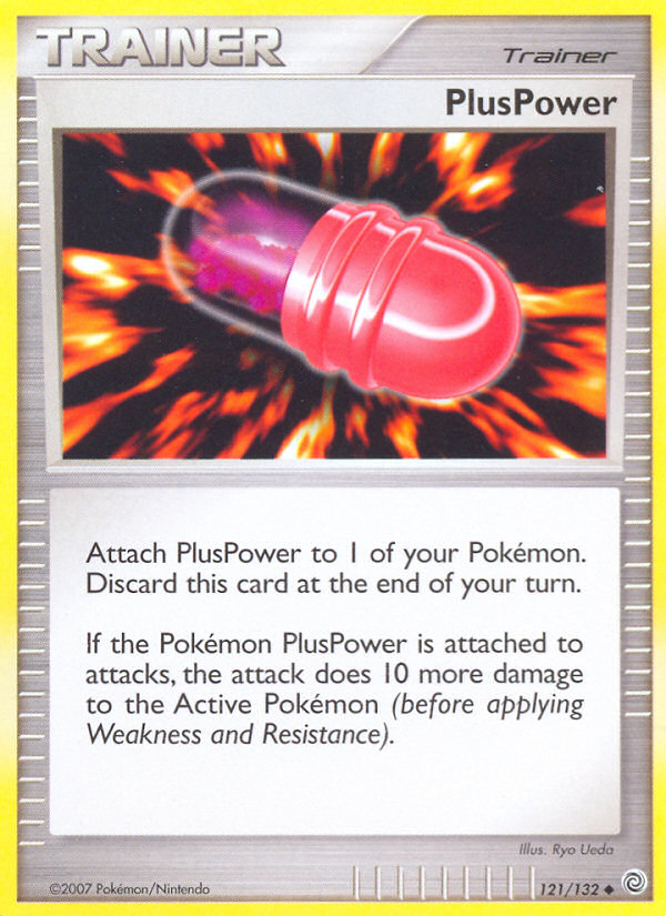 PlusPower 121/132 Pokémon Secret Wonders (2007) English card — catalogue reference