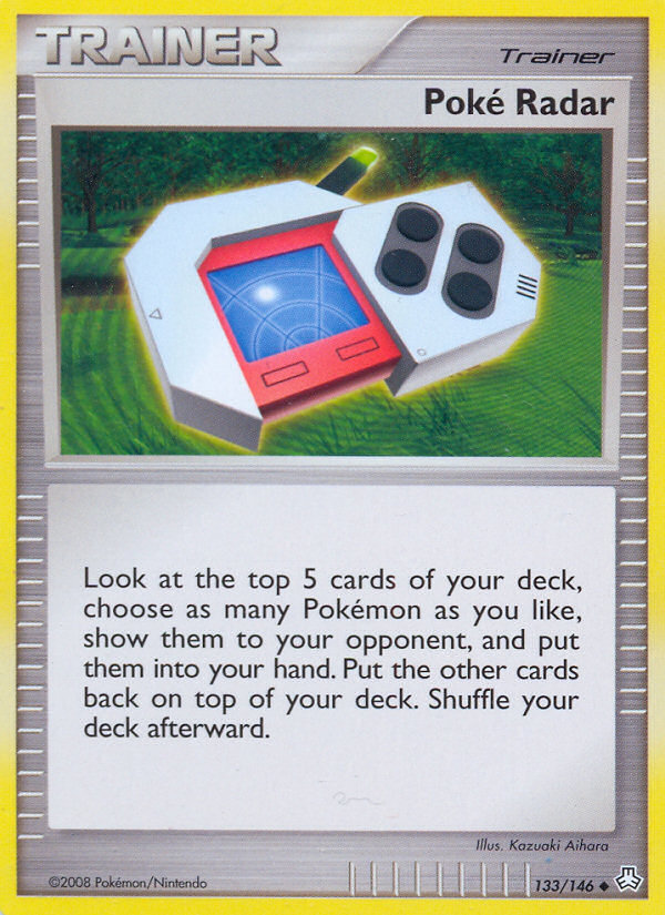 Poké Radar 133/146 Pokémon Legends Awakened (2008) English card — catalogue reference