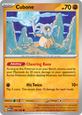 Cubone 104/165 — English Pokémon 151 (2023)