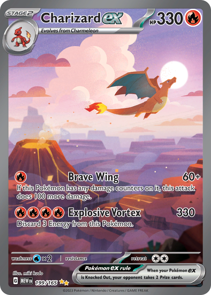 Charizard ex 199/165 — English Pokémon 151 (2023)