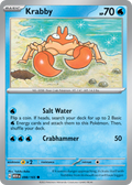 Krabby 98/165 — English Pokémon 151 (2023)