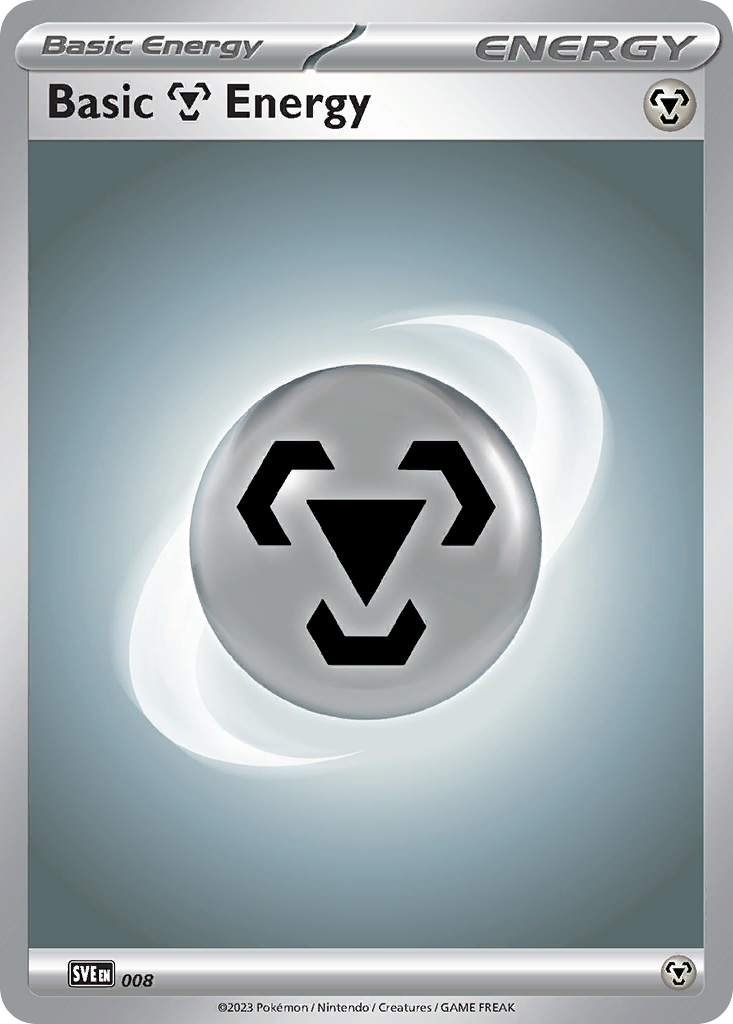 Basic Metal Energy SVE 008 — English Pokémon 151 (2023) foil Energy catalogue reference