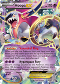 Hoopa-EX 36/95 English Pokémon card from Ancient Origins (2015)