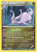 Goodra 60/95 English Pokémon card from Ancient Origins (2015)