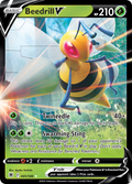 Beedrill V 1/189 — English Pokémon Astral Radiance (2022)