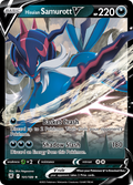 Hisuian Samurott V 101/189 — English Pokémon Astral Radiance (2022)