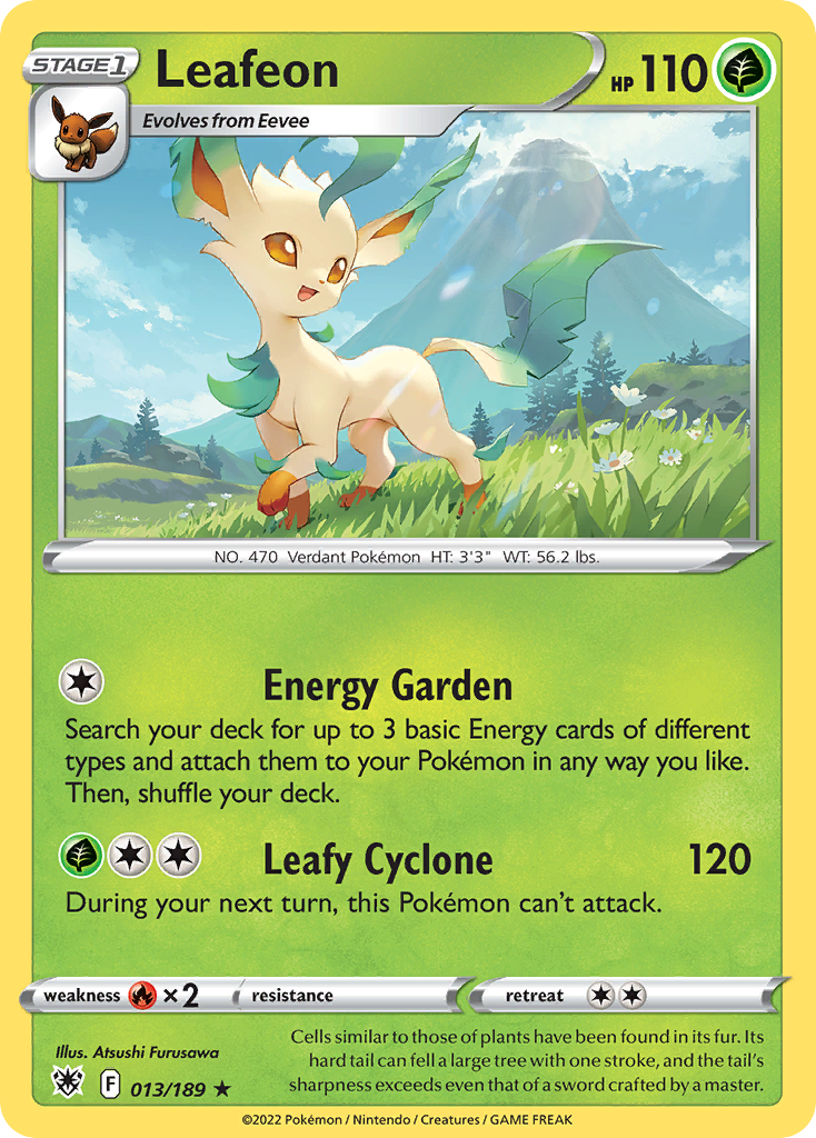 Leafeon 13/189 — English Pokémon Astral Radiance (2022)