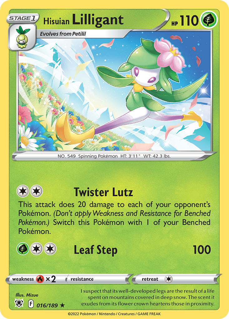 Hisuian Lilligant 16/189 — English Pokémon Astral Radiance (2022)