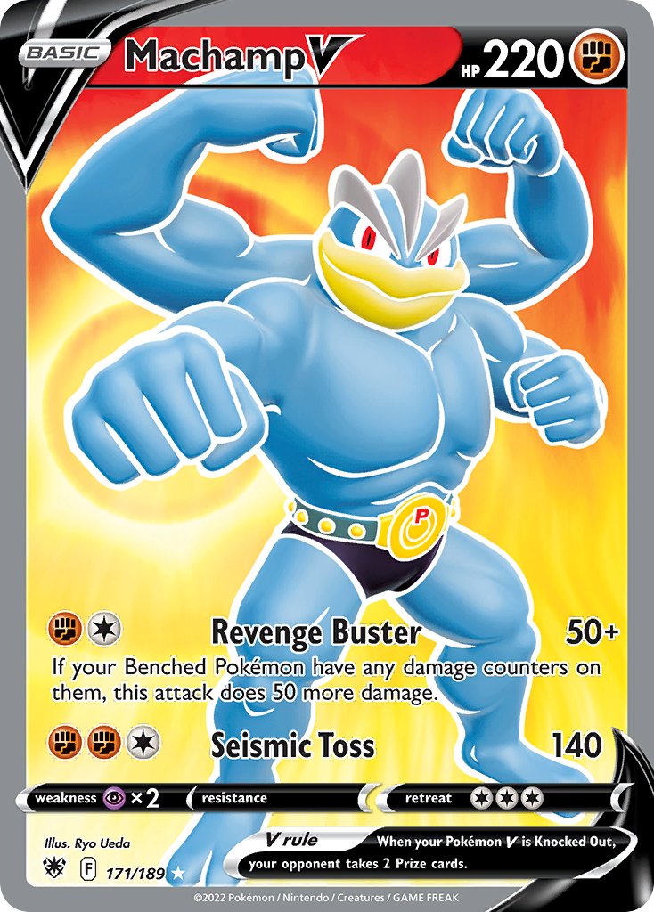 Machamp V 171/189 — English Pokémon Astral Radiance (2022)
