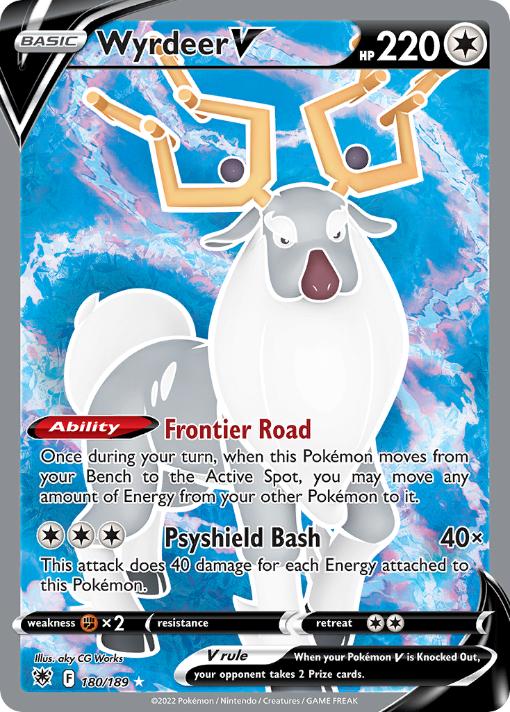 Wyrdeer V 180/189 — English Pokémon Astral Radiance (2022)