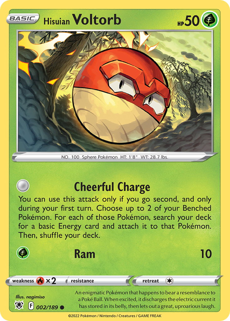 Hisuian Voltorb 2/189 — English Pokémon Astral Radiance (2022)