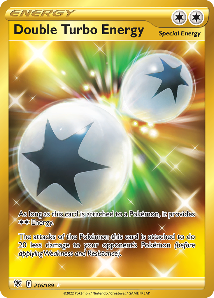 Double Turbo Energy 216/189 — English Pokémon Astral Radiance (2022)