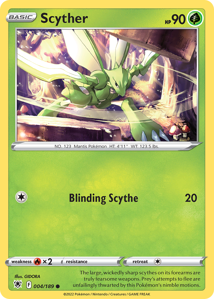 Scyther 4/189 — English Pokémon Astral Radiance (2022)