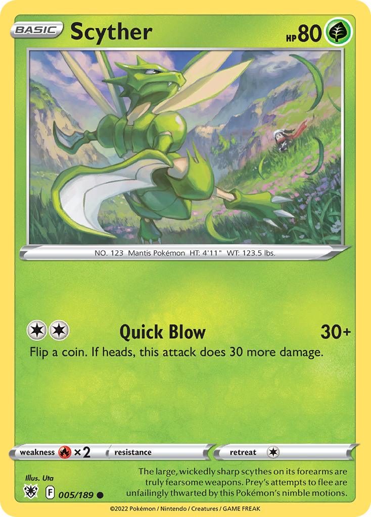 Scyther 5/189 — English Pokémon Astral Radiance (2022)