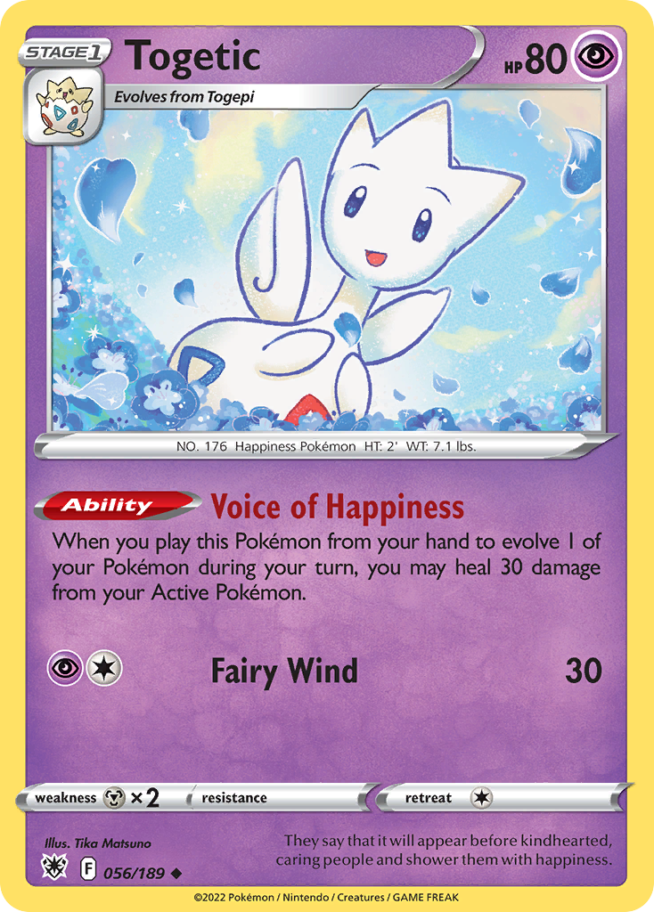 Togetic 56/189 — English Pokémon Astral Radiance (2022)