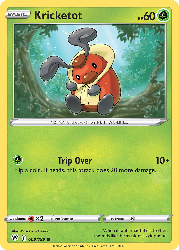 Kricketot 9/189 — English Pokémon Astral Radiance (2022)