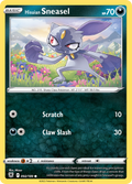 Hisuian Sneasel 92/189 — English Pokémon Astral Radiance (2022)