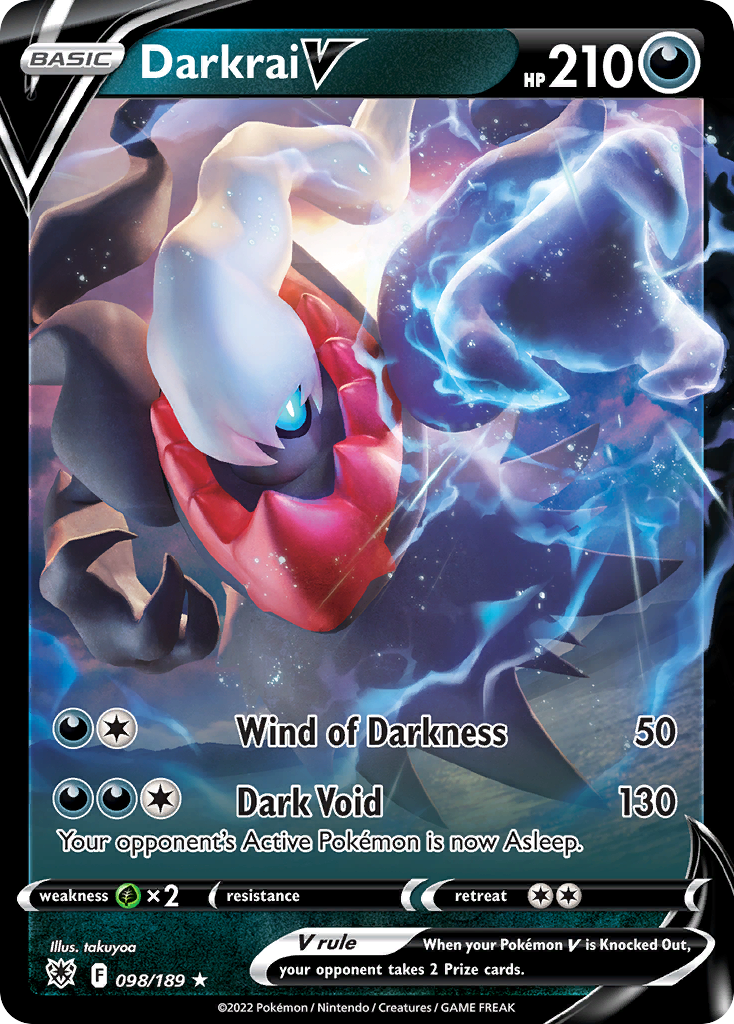 Darkrai V 98/189 — English Pokémon Astral Radiance (2022)
