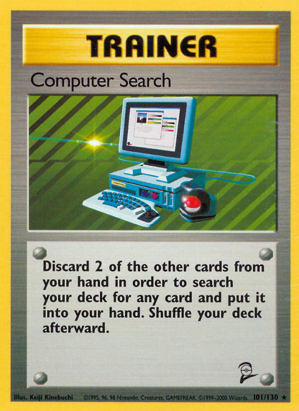 Computer Search 101/130 — Pokémon Base Set 2 card