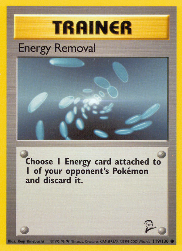Energy Removal 119/130 — Pokémon Base Set 2 card