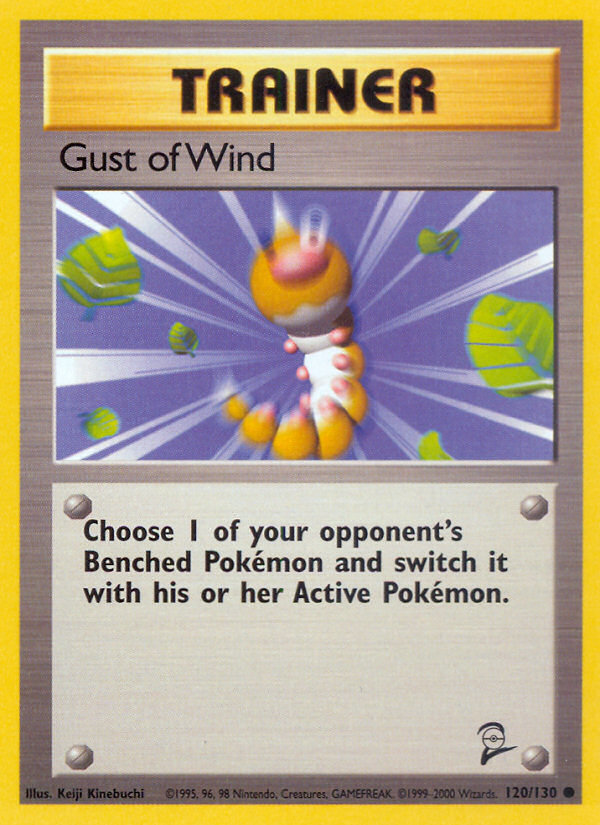 Gust of Wind 120/130 — Pokémon Base Set 2 card