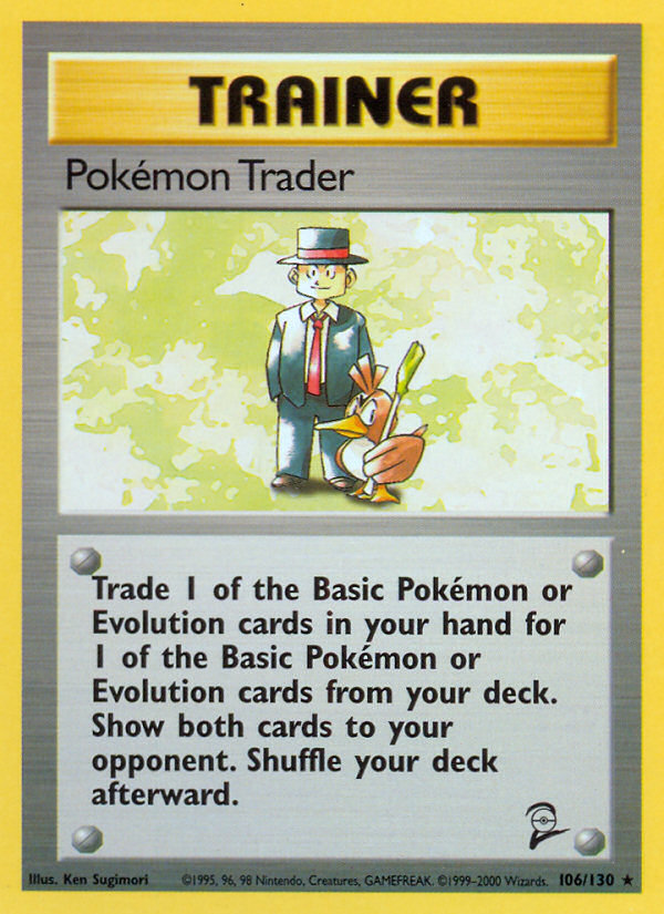Pokémon Trader 106/130 — Pokémon Base Set 2 card