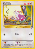 Rattata 89/130 — Pokémon Base Set 2 card