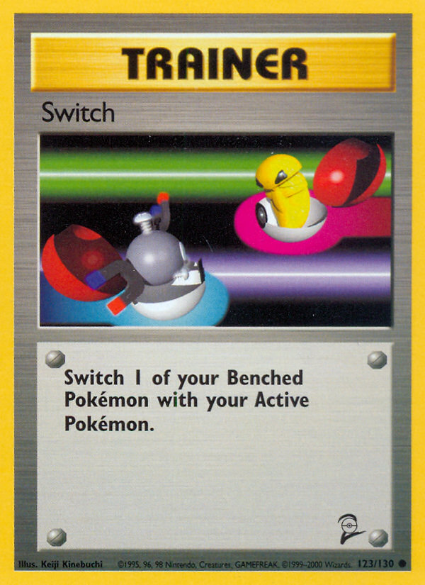 Switch 123/130 — Pokémon Base Set 2 card