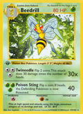 Beedrill 17/102 Pokémon Base Set card
