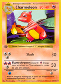 Charmeleon 24/102 Pokémon Base Set card