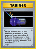 Defender 80/102 Pokémon Base Set card