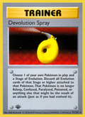 Devolution Spray 72/102 Pokémon Base Set card